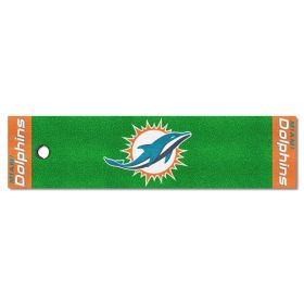 NFL - Miami Dolphins Putting Green Runner 18"x72"