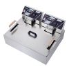 [Replace the old encoding 82308600]Eh83O 110V Oil Consumption 12.7Qt/12L Oil Pan Total Capacity 23.26Qt/22L Stainless Steel Large Single-Cylinder Elec