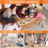 Fast Sling Puck Game,Wooden Hockey Game,Super Foosball Table,Desktop Battle Parent-Child Interaction Winner Slingshot Game