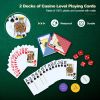 Texas Holdem Poker Chip Set 500 Pieces Claytec Chips 14 Gram