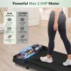 NEW RELEASE 8.10 Walking Pad Under Desk Treadmill for Home Office -2.5HP Walking Treadmill 0.6-4MPH 300LBS Capacity Treadmill for Walking Running Remo