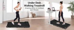 NEW RELEASE 8.10 Walking Pad Under Desk Treadmill for Home Office -2.5HP Walking Treadmill 0.6-4MPH 300LBS Capacity Treadmill for Walking Running Remo