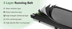 NEW RELEASE 8.10 Walking Pad Under Desk Treadmill for Home Office -2.5HP Walking Treadmill 0.6-4MPH 300LBS Capacity Treadmill for Walking Running Remo
