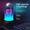 Lamp with Bluetooth White Noise Sound, Jellyfish Aquarium Bubble lamp for Relaxing Decorating Gift Lamps for Adults and Kids, purple