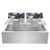 [Replace the old encoding 82308600]Eh83O 110V Oil Consumption 12.7Qt/12L Oil Pan Total Capacity 23.26Qt/22L Stainless Steel Large Single-Cylinder Elec