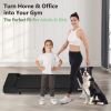 NEW RELEASE 8.10 Walking Pad Under Desk Treadmill for Home Office -2.5HP Walking Treadmill 0.6-4MPH 300LBS Capacity Treadmill for Walking Running Remo