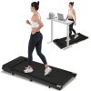 NEW RELEASE 8.10 Walking Pad Under Desk Treadmill for Home Office -2.5HP Walking Treadmill 0.6-4MPH 300LBS Capacity Treadmill for Walking Running Remo