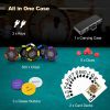 Texas Holdem Poker Chip Set 500 Pieces Claytec Chips 14 Gram
