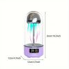 Lamp with Bluetooth White Noise Sound, Jellyfish Aquarium Bubble lamp for Relaxing Decorating Gift Lamps for Adults and Kids, purple