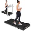 NEW RELEASE 8.10 Walking Pad Under Desk Treadmill for Home Office -2.5HP Walking Treadmill 0.6-4MPH 300LBS Capacity Treadmill for Walking Running Remo